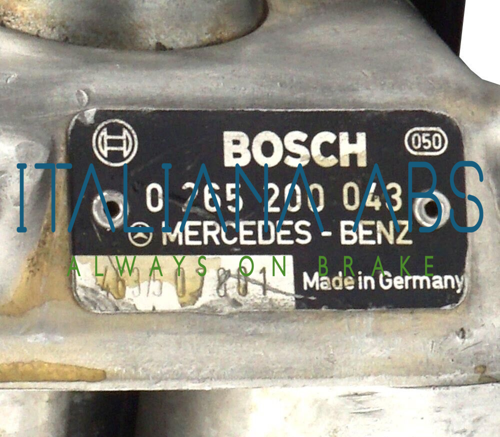 Centralina ABS MERCEDES, codici identificativi: 0265200043