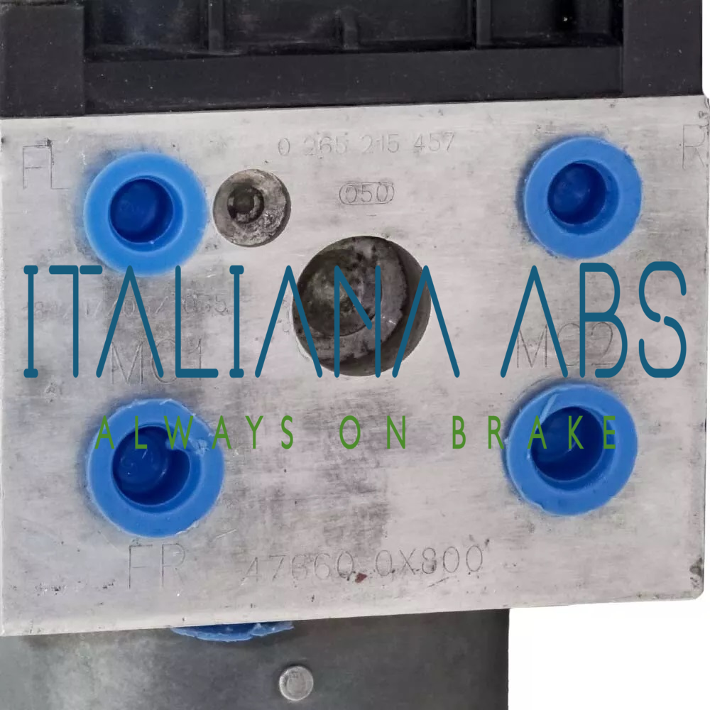 Centralina ABS NISSAN, codici identificativi: 0265215457 476600X800 0273004369
