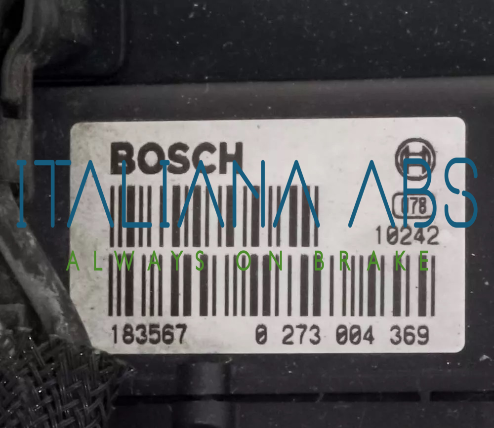 Centralina ABS NISSAN, codici identificativi: 0265215457 476600X800 0273004369