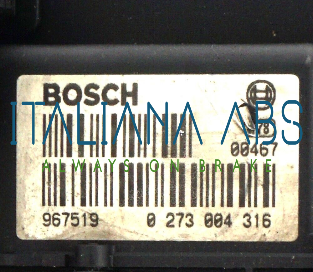Centralina ABS NISSAN, codici identificativi: 0265216586 476608F815 0273004316