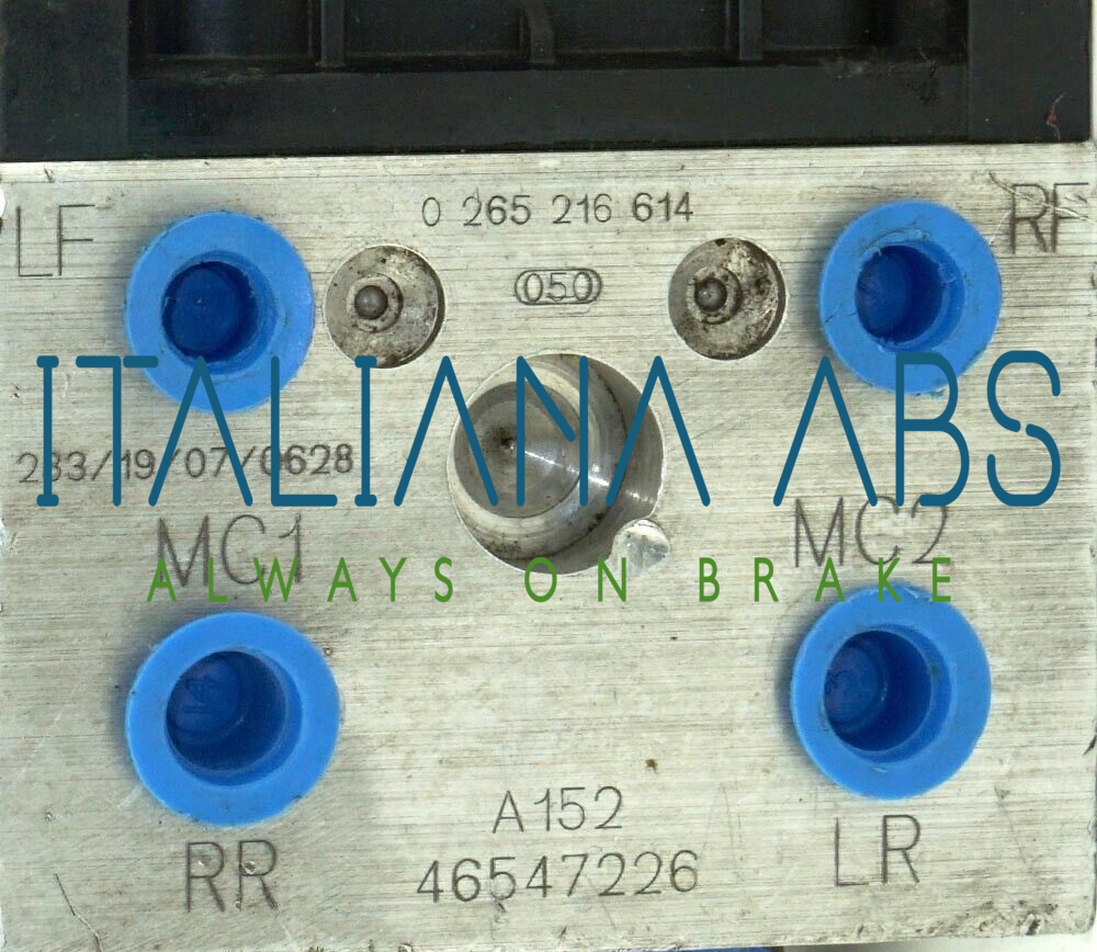 Centralina ABS LANCIA, codici identificativi: 0265216614 46547226 0273004414