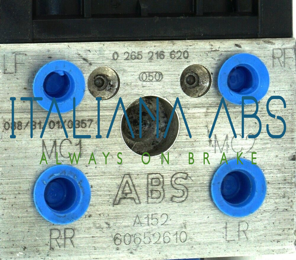 Centralina ABS Alfa Romeo, codici identificativi: 0265216620 60652610 0273004384
