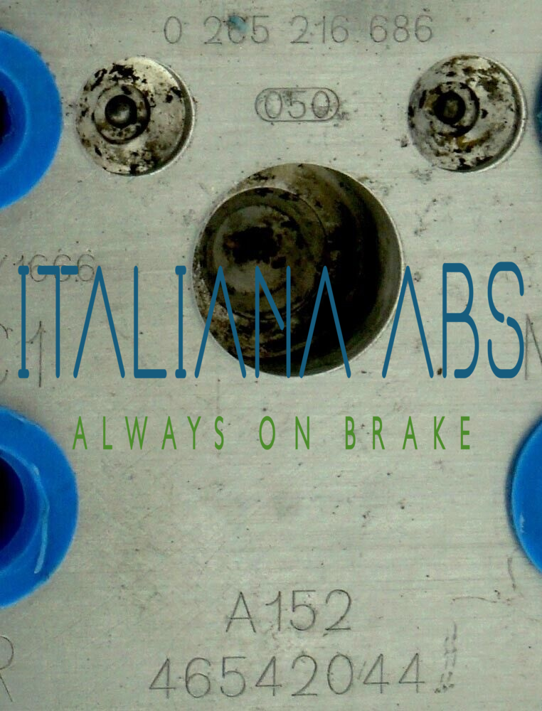 Centralina ABS Alfa Romeo, codici identificativi: 0265216686 46542044 0273004416