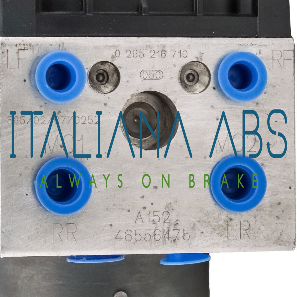 Centralina ABS FIAT, codici identificativi: 0265216710 46556475 0273004426