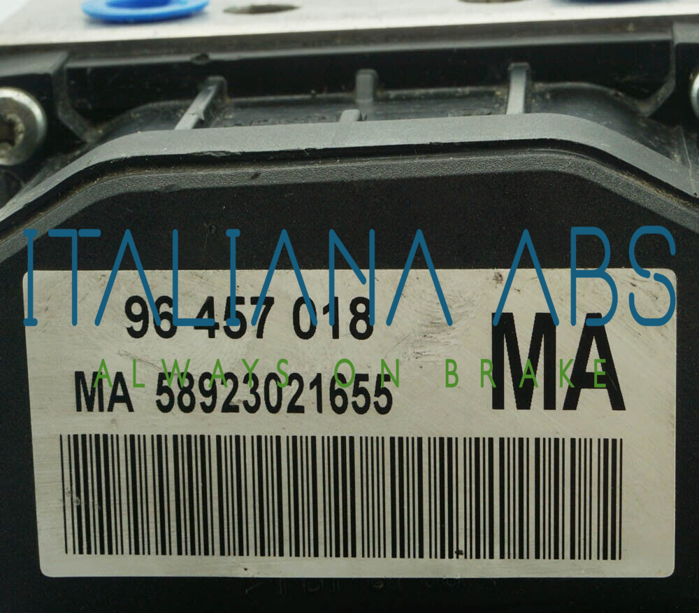 Centralina ABS CHEVROLET, codici identificativi: 0265216989 96457018