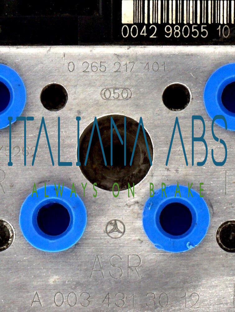 Centralina ABS MERCEDES, codici identificativi: 0265217401 A0034313012