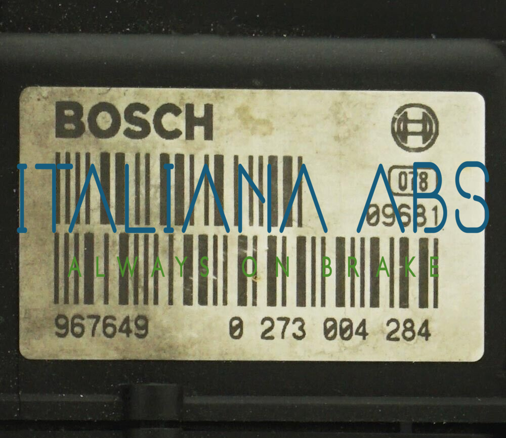 Centralina ABS AUDI, codici identificativi: 0265220408 8E0614111A 0273004284