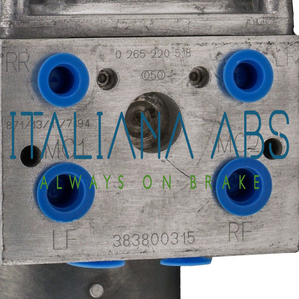Centralina ABS MASERATI, codici identificativi: 0265220518 383800315 0273004349