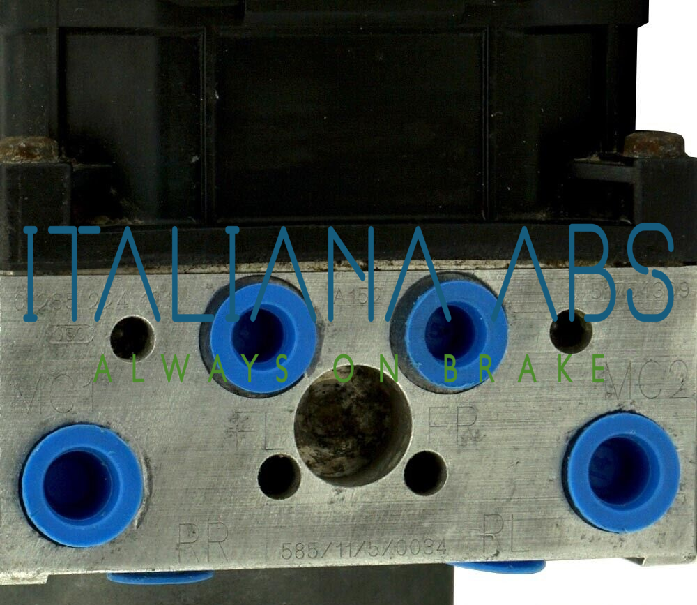 Centralina ABS Alfa Romeo codici identificativi: 0265224101 51754309 0265900053