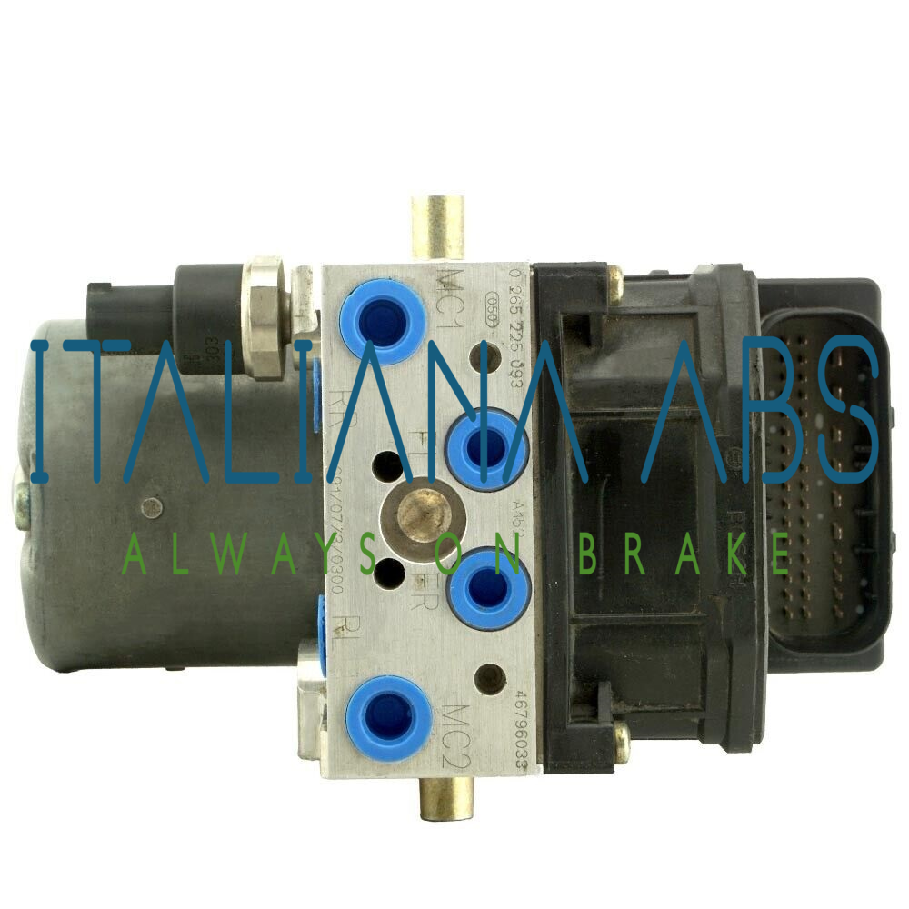 Centralina ABS Alfa Romeo codici identificativi:
 0265225093 46796033 0265950039