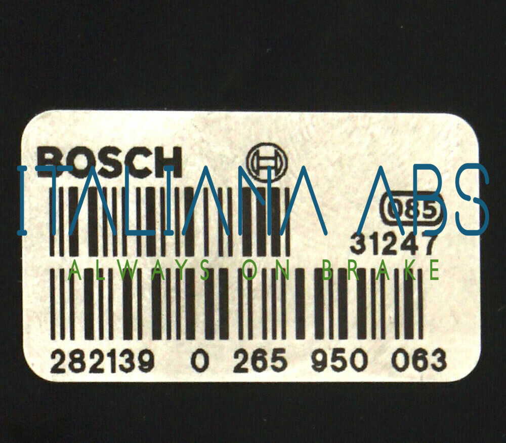 Centralina ABS SKODA, codici identificativi: 0265225139 3U0614517 0265950063