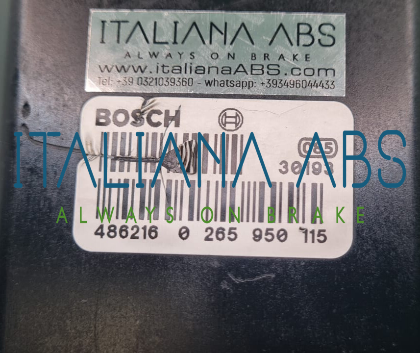 Centralina ABS BENTLEY, codici identificativi: 0265225256 3W0614517D 0265950115