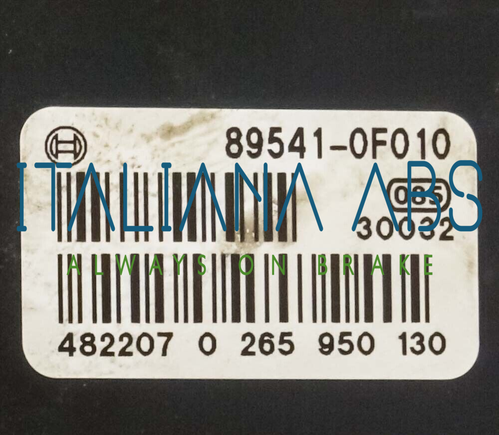 Centralina ABS TOYOTA, codici identificativi: 0265225284 445400F010 0265950130