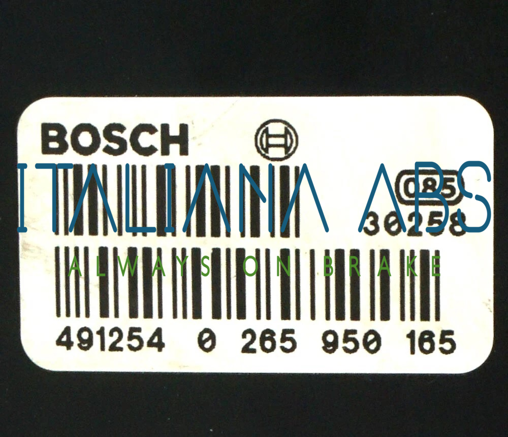 Centralina ABS Alfa Romeo, codici identificativi: 0265225360 51758544 0265950165