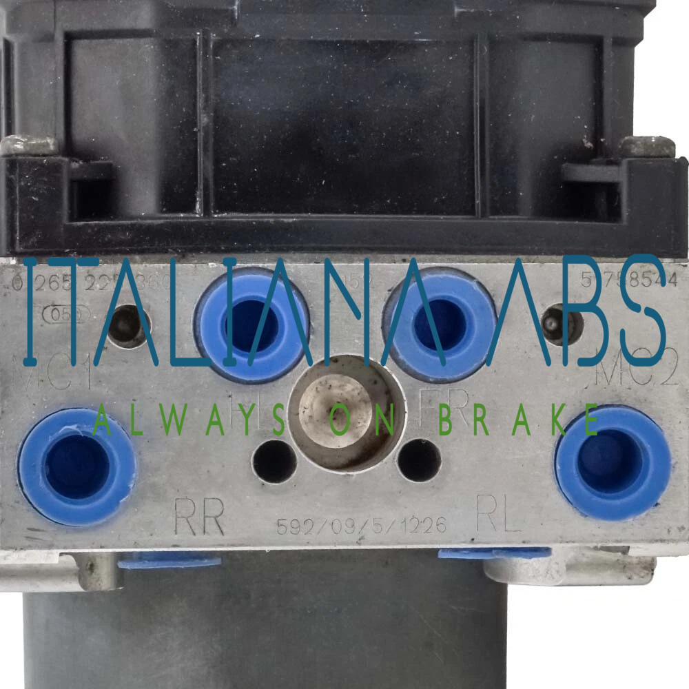 Centralina ABS Alfa Romeo, codici identificativi: 0265225360 51758544 0265950182