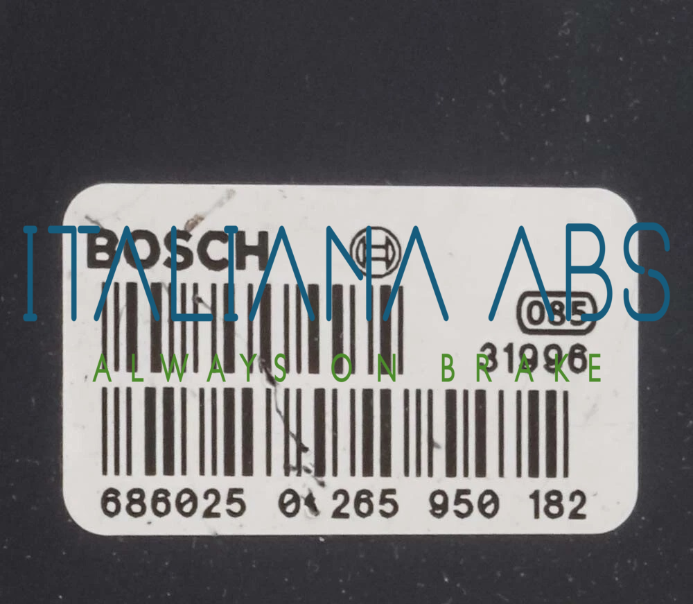 Centralina ABS Alfa Romeo, codici identificativi: 0265225360 51758544 0265950182