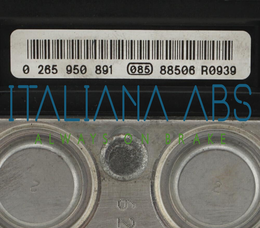 Centralina ABS SMART, codici identificativi: 0265230156 A4514200875 0265950891