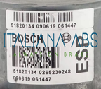 Centralina ABS FIAT, codici identificativi: 0265230248 51820134 0265950951