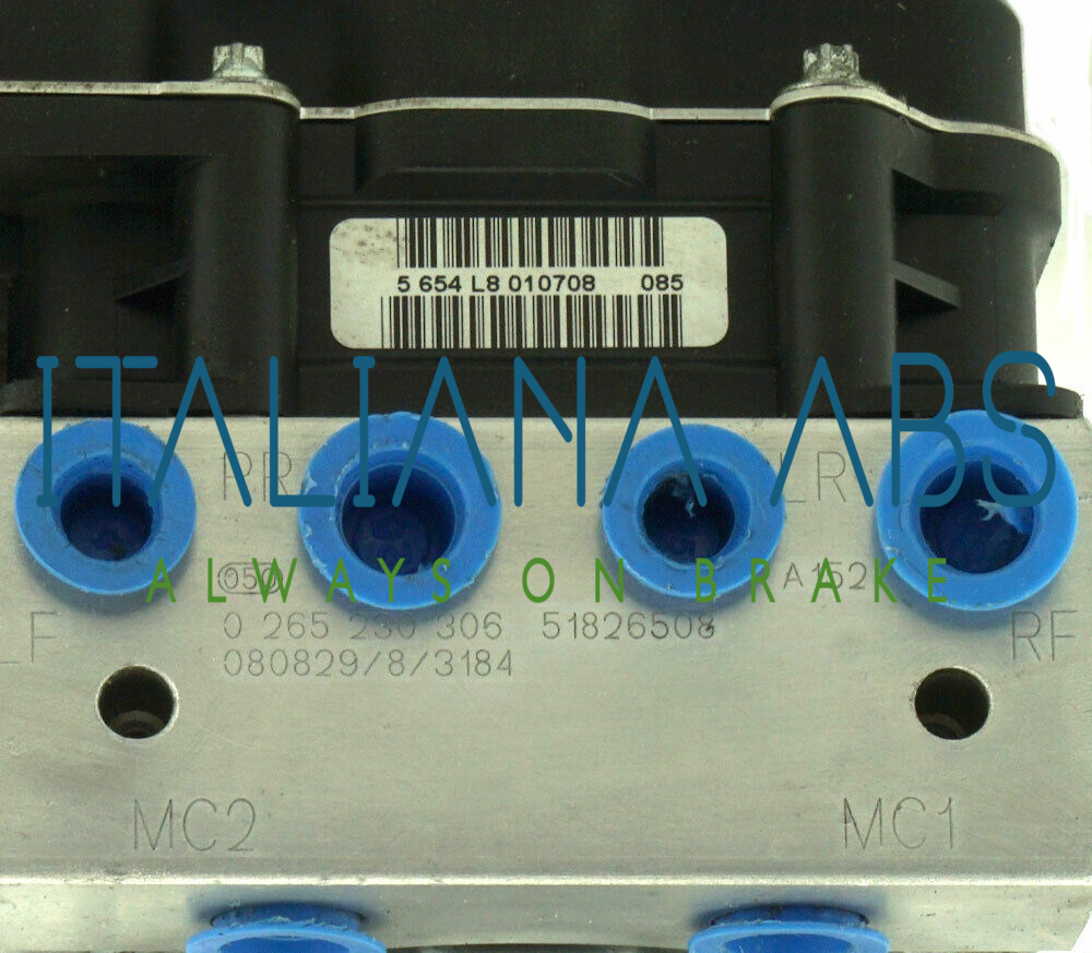 Centralina ABS FIAT, codici identificativi: 0265950620 0265234512 51787092