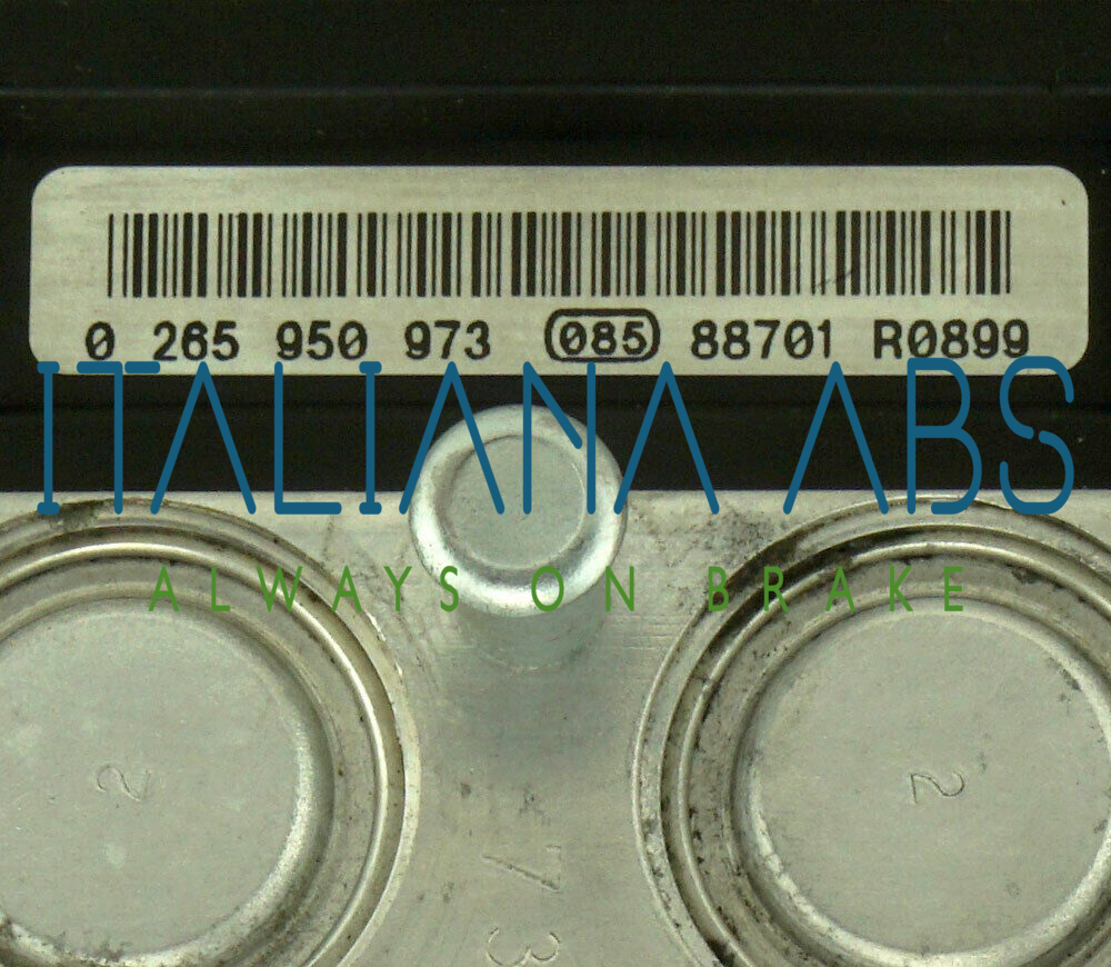 Centralina ABS FIAT, codici identificativi: 0265950620 0265234512 51787092