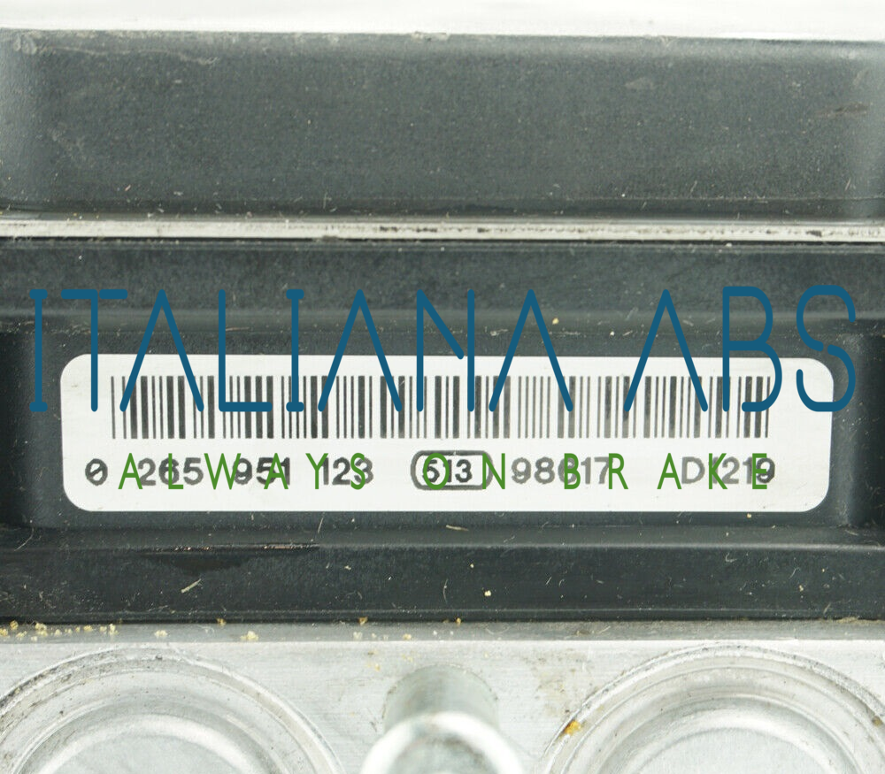 Centralina ABS SUBARU, codici identificativi: 0265230481 27536SC020 0265951123