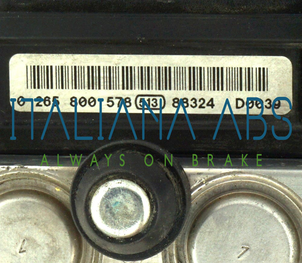 Centralina ABS ISUZU, codici identificativi: 0265231047 8973879860 0265800578