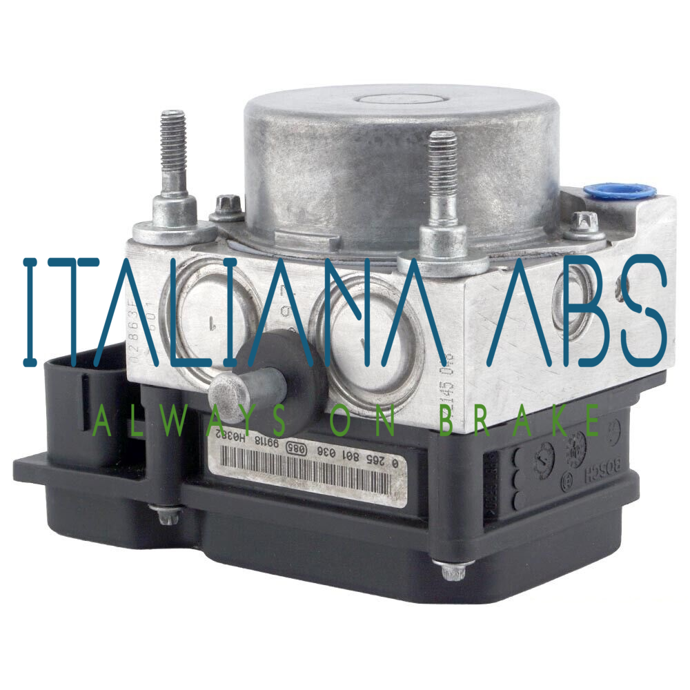 Centralina ABS FIAT, codici identificativi: 0265232489 51859235 0265801036