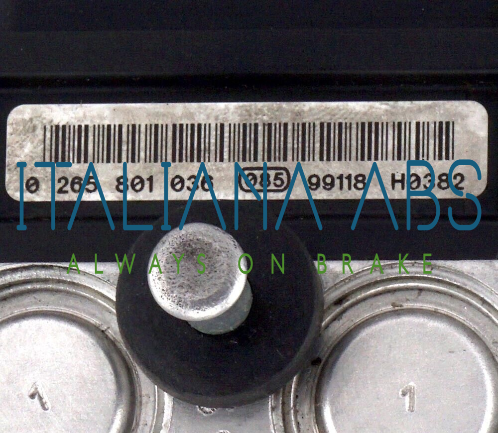 Centralina ABS FIAT, codici identificativi: 0265232489 51859235 0265801036