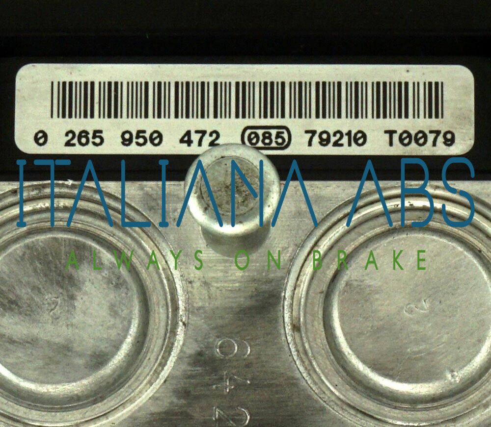 Centralina ABS Land Rover, codici identificativi: 0265235020 0265950472 SRB500440