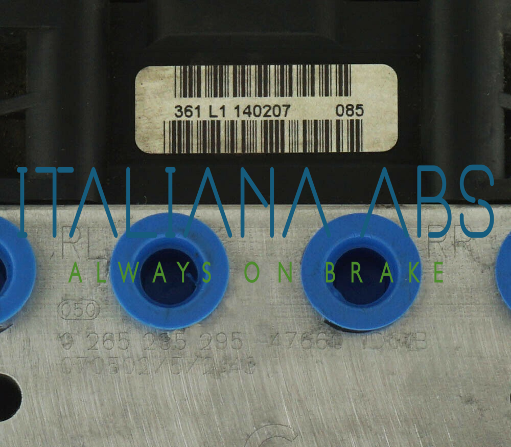 Centralina ABS NISSAN, codici identificativi: 0265235295 47660JD01B 0265950616