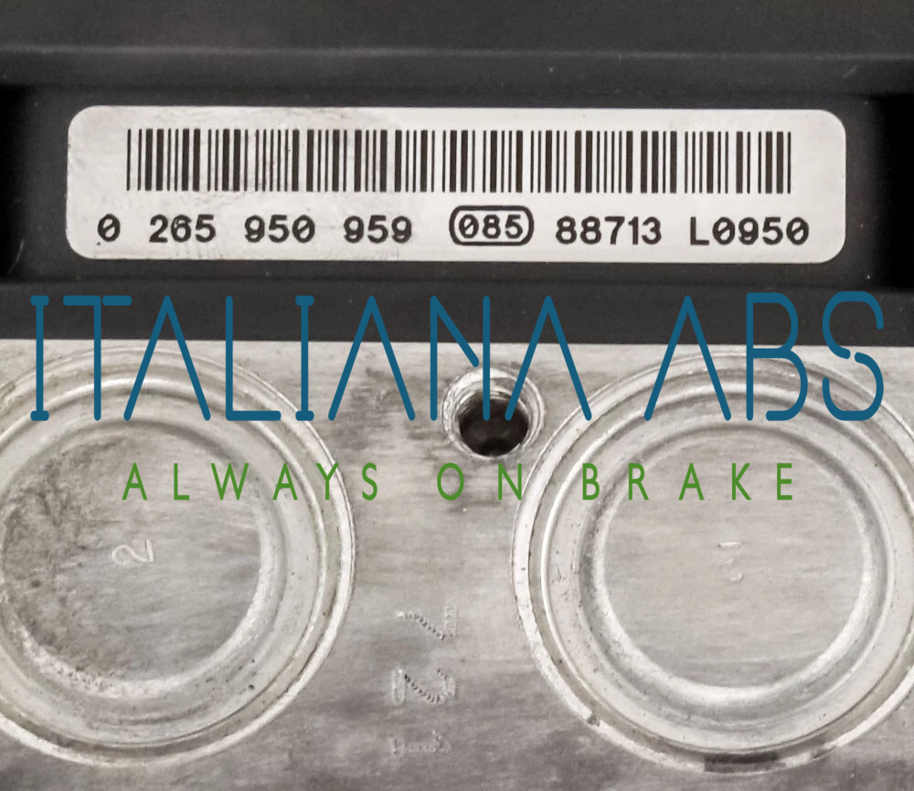 Centralina ABS AUDI, codici identificativi: 0265236101 8K0614517BO 0265950959