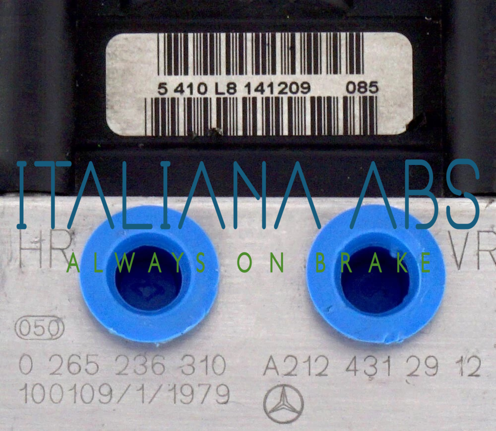 Centralina ABS MERCEDES, codici identificativi: 0265236310 A2124312912 0265951213