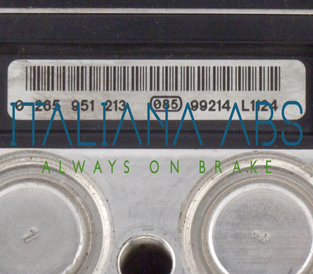 Centralina ABS MERCEDES, codici identificativi: 0265236310 A2124312912 0265951213