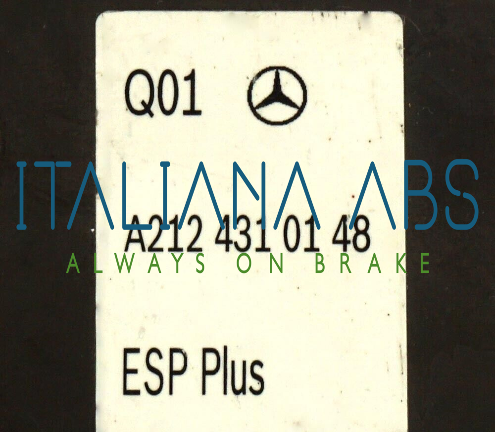 Centralina ABS MERCEDES, codici identificativi: 0265242370 A2124310148 0265956094