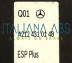 Centralina ABS MERCEDES, codici identificativi: 0265242370 A2124310148 0265956094