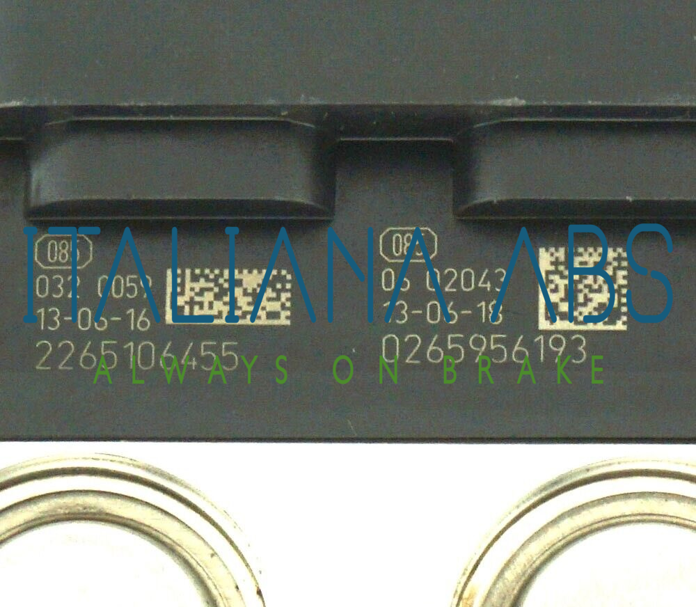 Centralina ABS SUZUKI, codici identificativi: 0265243272 5611060PA0 0265956193