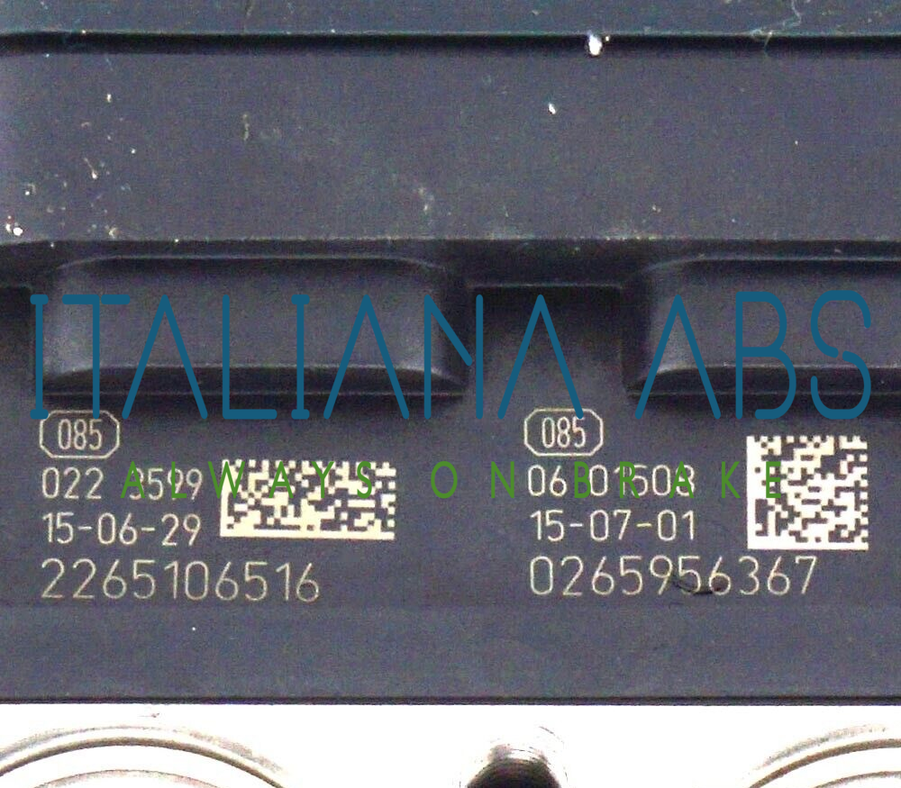Centralina ABS FIAT, codici identificativi: 0265243906 51965448 0265956367