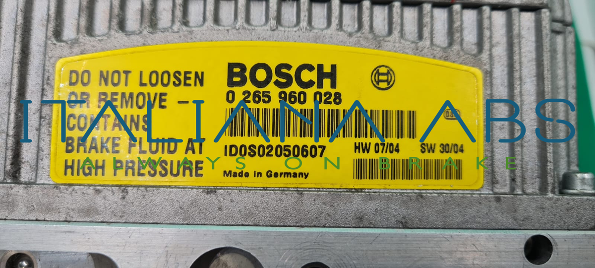 Centralina SBC MERCEDES, codici identificativi: 0265250095 A0054314112 0265960028