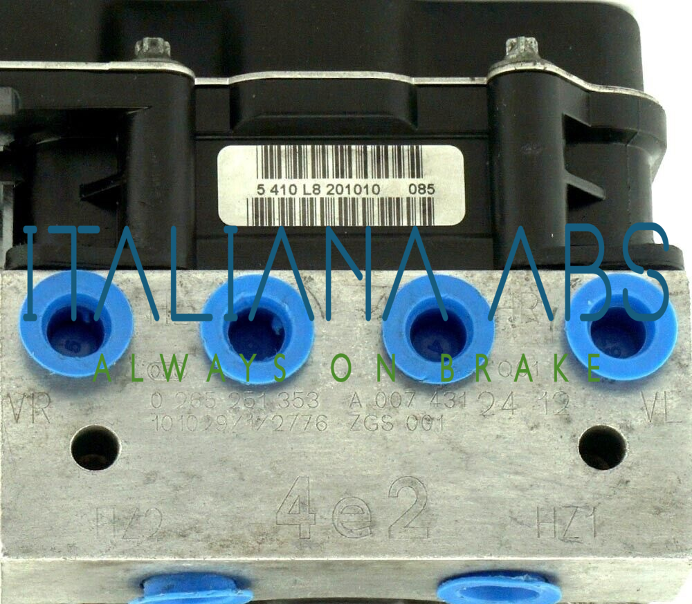 Centralina ABS MERCEDES, codici identificativi: 0265251353 A0074312412 0265951514