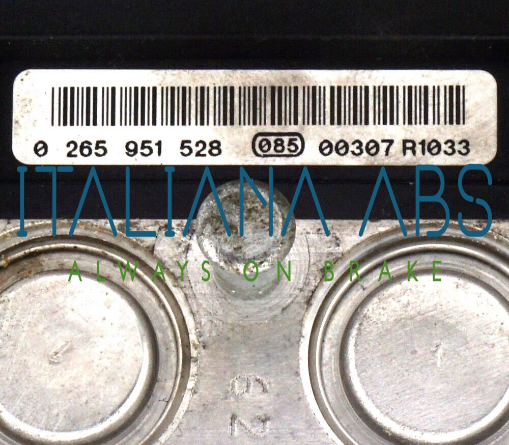 Centralina ABS NISSAN, codici identificativi: 0265251374 47660BR00A 0265951528
