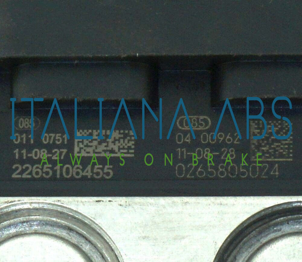 Centralina ABS IVECO, codici identificativi: 0265260054 5801312796 0265805024