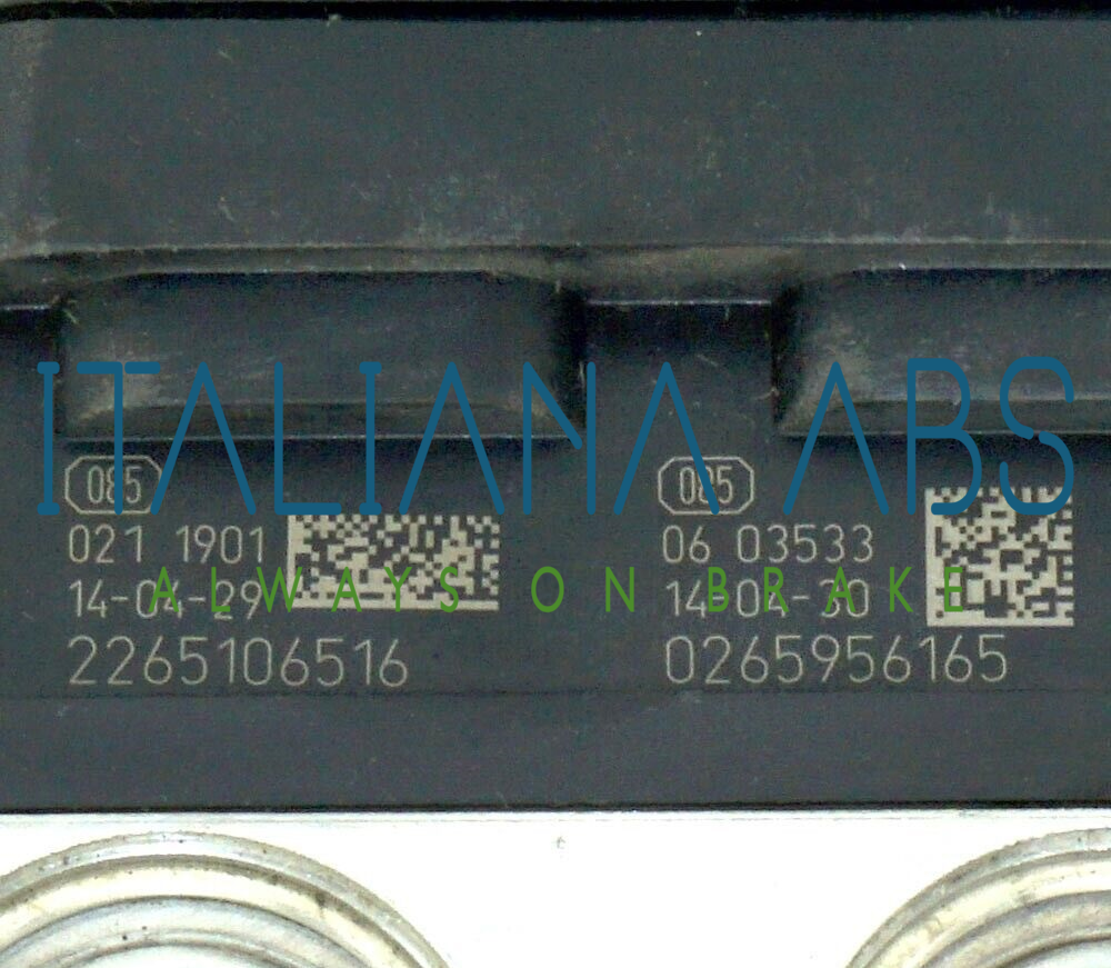 Centralina ABS NISSAN, codici identificativi: 0265261030 476604EA1D 0265956165
