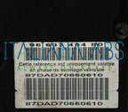 Centralina ABS CITROEN, codici identificativi: 0265800406 9661886780 9663345480