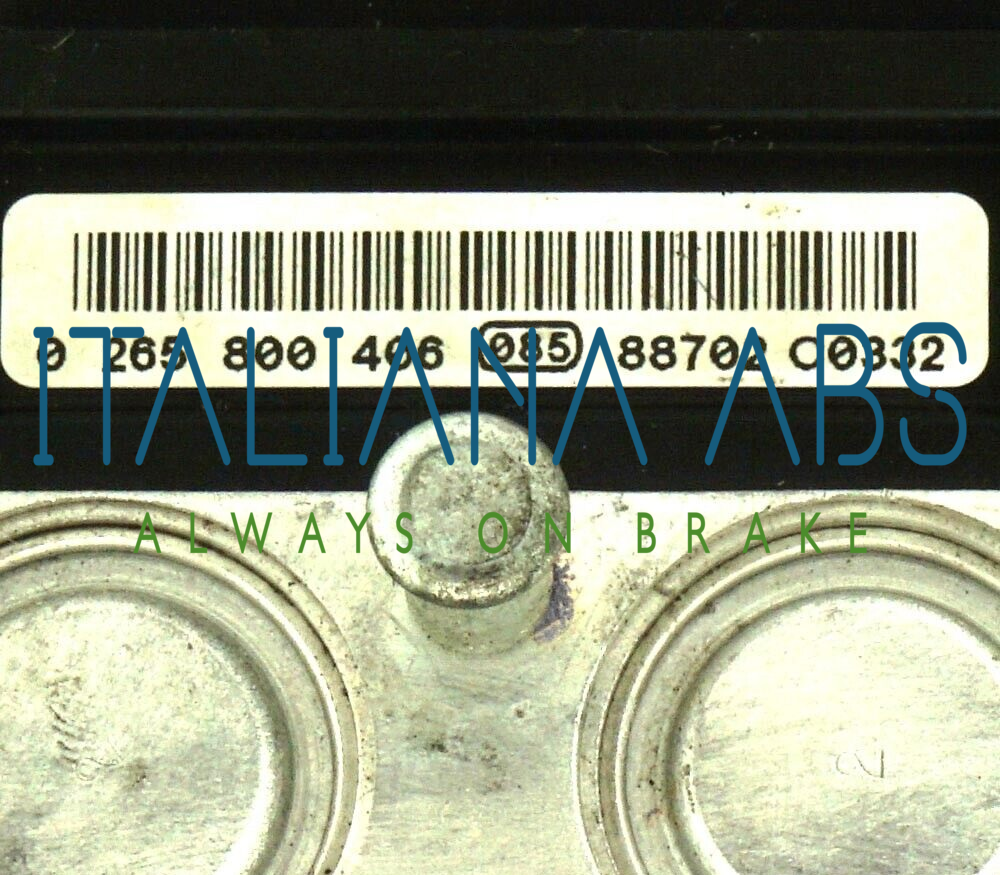 Centralina ABS CITROEN, codici identificativi: 0265800406 9661886780 9663345480