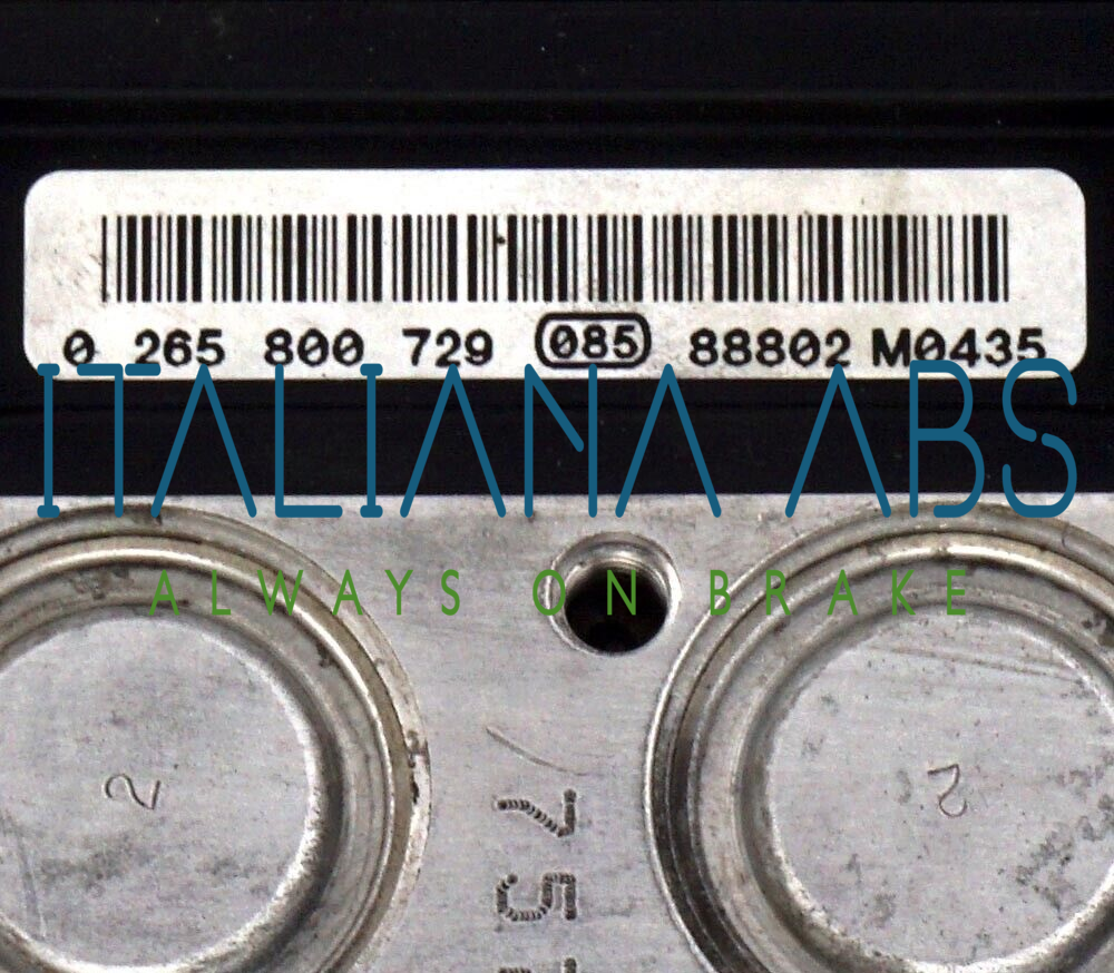 Centralina ABS SEAT, codici identificativi: 0265800729 6R0614117 6R0907379