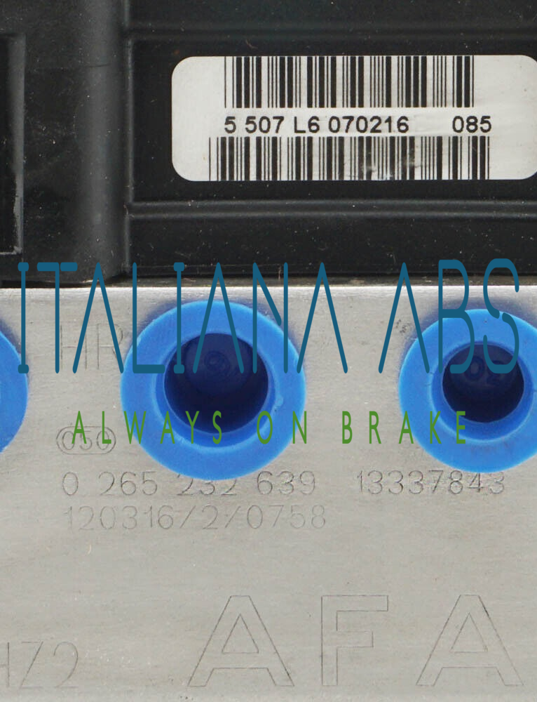 Centralina ABS OPEL, codici identificativi: 0265800983 0265232639 AFA 13337843