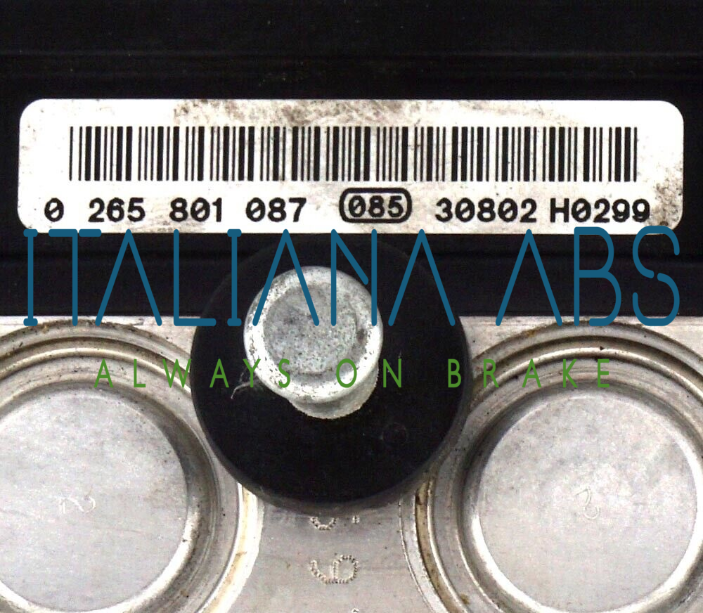 Centralina ABS FIAT, codici identificativi: 500 0265801087 0265232840 51880815