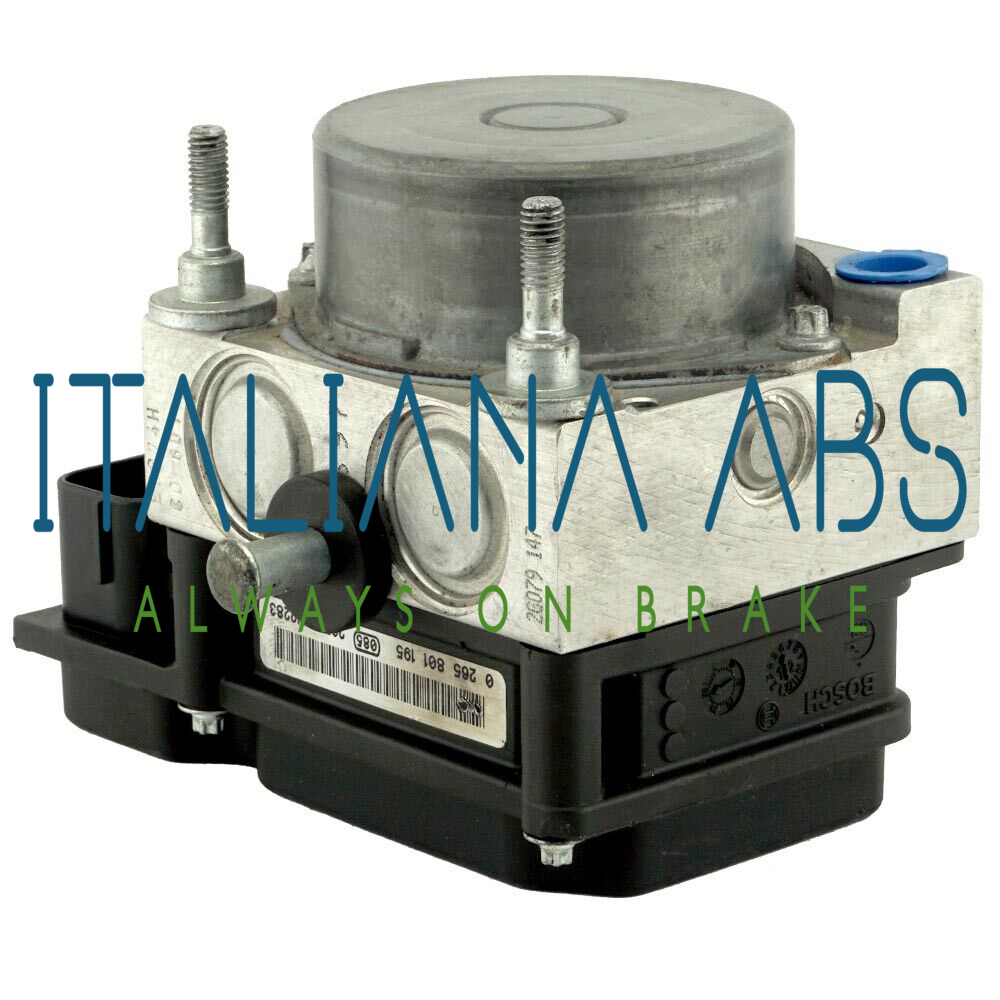 Centralina ABS FIAT, codici identificativi: 0265801195 0265209064 51928359