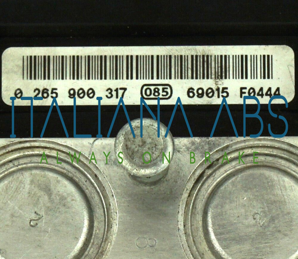 Centralina ABS FIAT, codici identificativi: 0265900346 51804597 0265233361