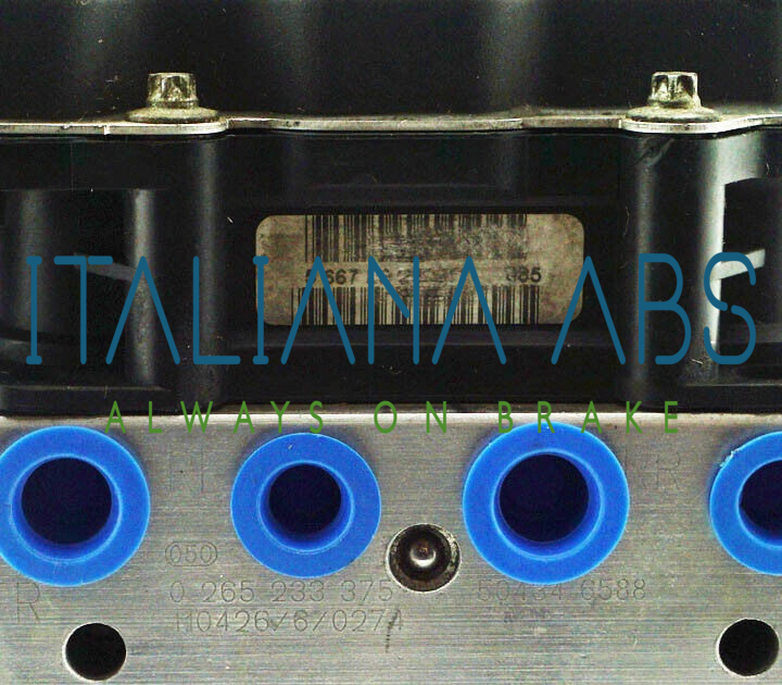 Centralina ABS IVECO, codici identificativi: 51935299 0265243058 0265956036